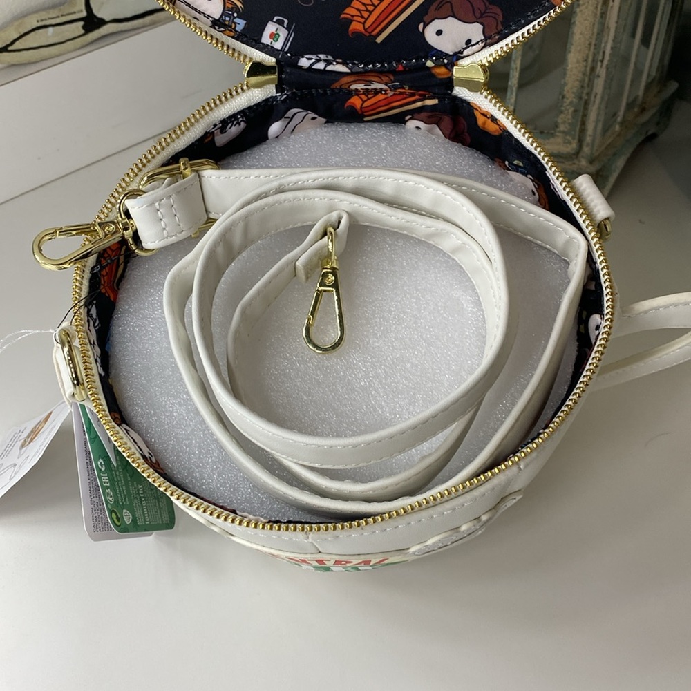 Loungefly FRIENDS Central Perk Coffee Cup Crossbody Bag - Picture 8 of 10